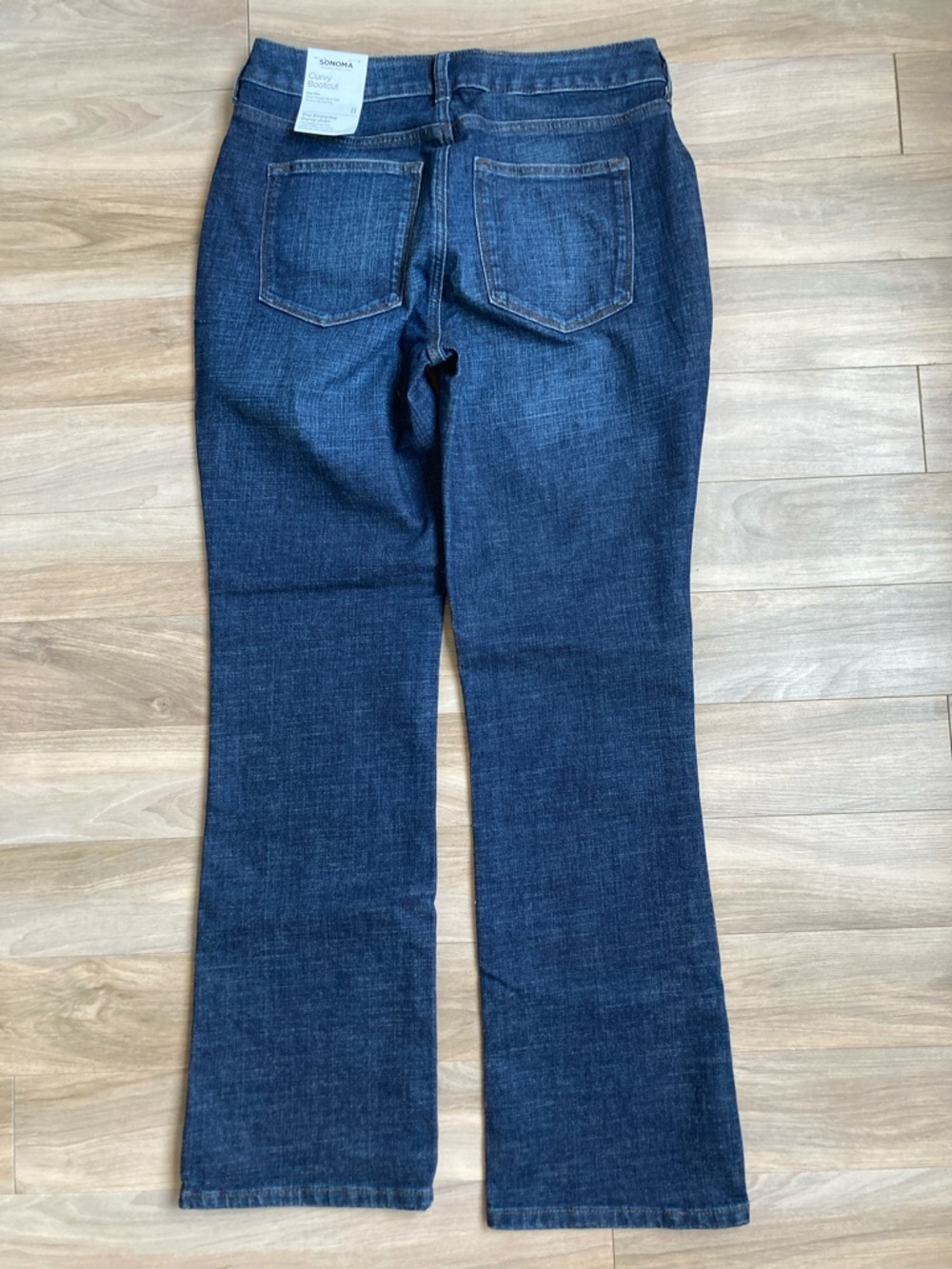 Sonoma high rise curvy bootcut jean no gapping at the waist size 8 - Picture 7 of 15